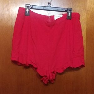 EVERLY red Shorts